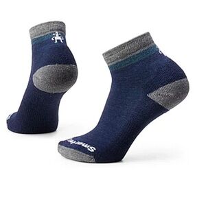 Smartwool - Everyday Top Stripe Ankle Socks Deep Navy 2-pair New